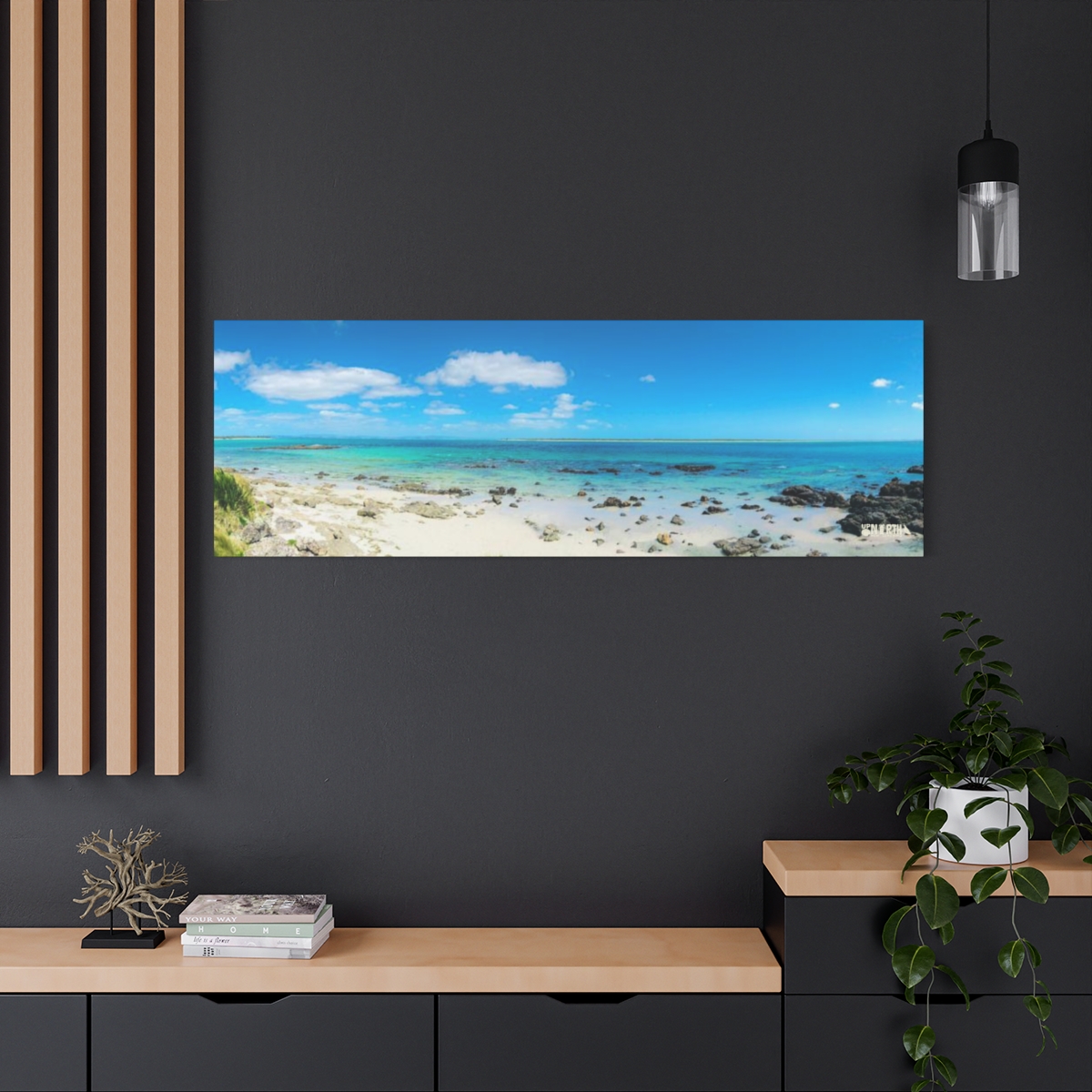 Rangiputa Beach Paradise – Panoramic Photo on Canvas - Up North ...