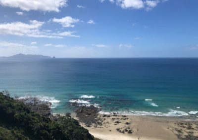 Mangawhai Heads View on Hen and Chicken island